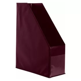 Iratpapucs, PVC, 95 mm, VICTORIA OFFICE, bordó (IDVB)