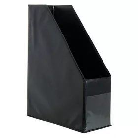 Iratpapucs, PVC, 95 mm, VICTORIA OFFICE, fekete (IDVFK)
