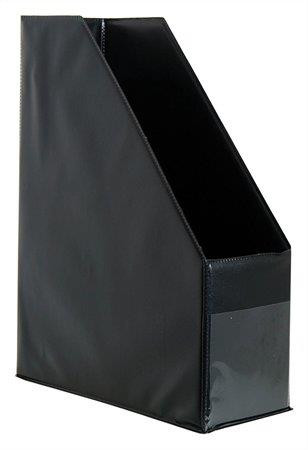 Iratpapucs, PVC, 95 mm, VICTORIA OFFICE, fekete (IDVFK)