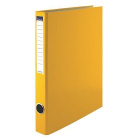   Gyűrűs könyv, 2 gyűrű, 35 mm, A4, PP/karton, VICTORIA OFFICE, sárga (IDVGY02)
