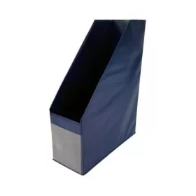 Iratpapucs, PVC, 95 mm, VICTORIA OFFICE, kék (IDVK)