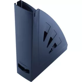   Iratpapucs, műanyag, 75 mm, VICTORIA OFFICE, fekete (IDVMP01)