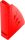 Iratpapucs, műanyag, 75 mm, VICTORIA OFFICE, piros (IDVMP04)