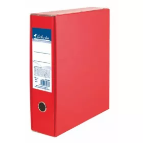   Tokos iratrendező, 75 mm, A4, karton, VICTORIA OFFICE, piros (IDVNP)