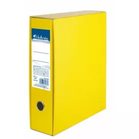   Tokos iratrendező, 75 mm, A4, karton, VICTORIA OFFICE, sárga (IDVNS)