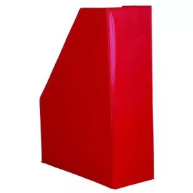 Iratpapucs, PVC, 95 mm, VICTORIA OFFICE, piros (IDVP)
