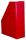 Iratpapucs, PVC, 95 mm, VICTORIA OFFICE, piros (IDVP)