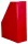 Iratpapucs, PVC, 95 mm, VICTORIA OFFICE, piros (IDVP)