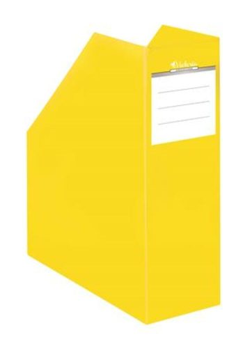 Iratpapucs, karton, 90 mm, VICTORIA OFFICE, Premium, sárga (IDVPFS)