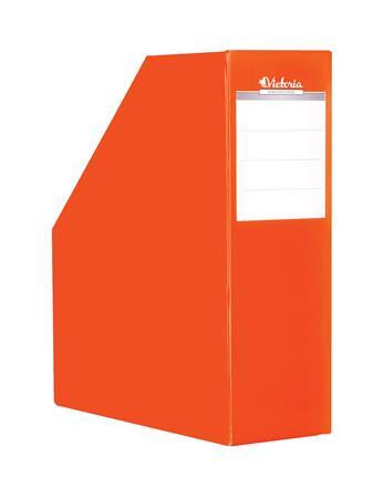 Iratpapucs, karton, 90 mm, VICTORIA OFFICE, narancs (IDVPN)