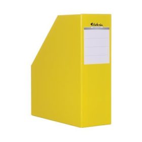 Iratpapucs, karton, 90 mm, VICTORIA OFFICE, sárga (IDVPS)