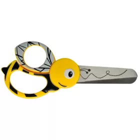 Olló, óvodai, 13 cm, FISKARS, méhecske (IF1003747)