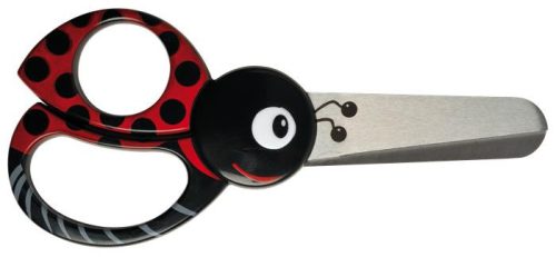 Olló, óvodai, 13 cm, FISKARS, katica (IF1004612)