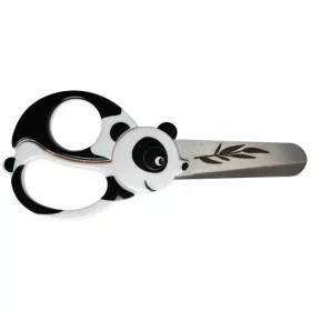 Olló, óvodai, 13 cm, FISKARS, panda (IF1004613)
