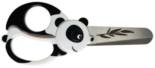 Olló, óvodai, 13 cm, FISKARS, panda (IF1004613)