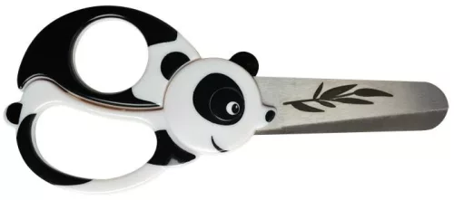 Olló, óvodai, 13 cm, FISKARS, panda (IF1004613)