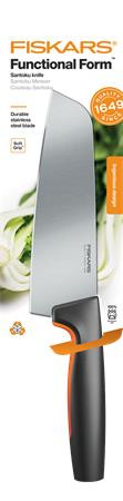 Kés, Santoku, 16 cm, FISKARS Functional Form (IF1057536)