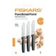 Késkészlet, asztali, 12 cm, FISKARS Functional Form fekete (IF1057562)