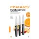 Késkészlet, általános, 11 cm, FISKARS Functional Form fekete (IF1057563)