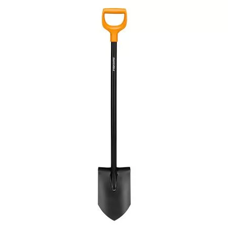 Ásó, hegyes, FISKARS Solid, fekete (IF1066716)
