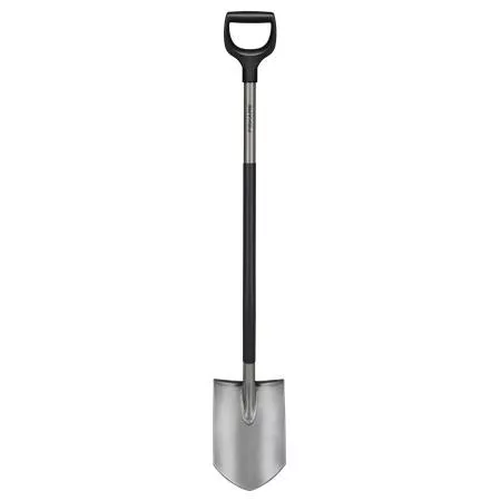 Ásó, hegyes, FISKARS Ergonomic™, szürke (IF1067511)