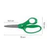 Olló, iskolai, 15 cm, FISKARS, zöld (IF1067848)