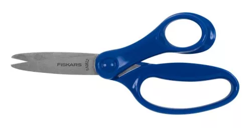 Olló, iskolai, 15 cm, FISKARS, kék (IF1067849)