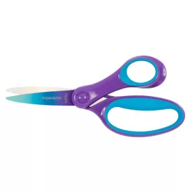 Olló, iskolai, 15 cm, FISKARS, ombré lila (IF1067852)