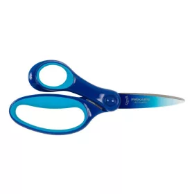   Olló, iskolai, 15 cm, balkezes, FISKARS, ombré kék (IF1067854)