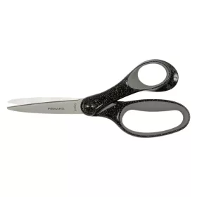   Olló, iskolai, 18 cm, FISKARS, csillámos fekete (IF1067859)