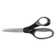 Olló, iskolai, 18 cm, FISKARS, csillámos fekete (IF1067859)