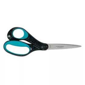   Olló, ifjúsági, 20 cm, balkezes, FISKARS, foltos pávakék (IF1067869)