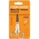 Olló, általános, tapadásmentes, 13 cm, FISKARS MicroTip Titanium, fehér (IF1070025)