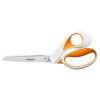 Olló, általános, 23 cm, FISKARS RazorEdge Softgrip, narancssárga-fehér (IF1070079)