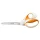 Olló, általános, 23 cm, FISKARS RazorEdge Softgrip, narancssárga-fehér (IF1070079)