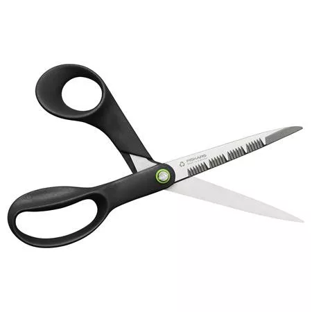 Olló, konyhai, 21 cm FISKARS Functional ReNew, fekete (IF1074545)