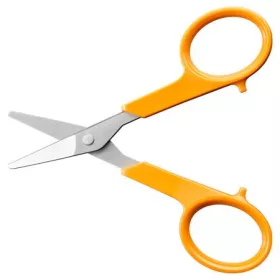   Olló, körömvágó, 10 cm, egyenes, FISKARS Classic, narancssárga (IF1075060)