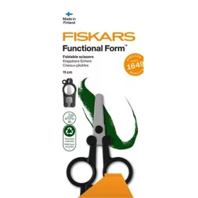   Olló, összecsukható, 11 cm, FISKARS Functional Form Renew, fekete (IF1075352)