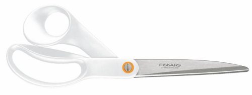Olló, általános, 24 cm, FISKARS Functional Form, fehér (IF20414)