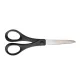 Olló, papírvágó, 18 cm, FISKARS Essential, fekete (IF23818)