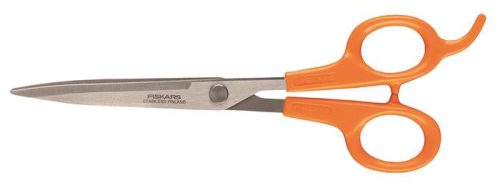 Hajvágó olló, 17 cm, FISKARS Classic, narancssárga (IF859487)