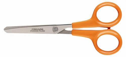 Olló, barkács, 13 cm, FISKARS Classic, narancssárga (IF859891)