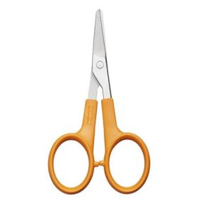   Olló, körömvágó, 10 cm, egyenes, FISKARS Classic, narancssárga (IF9806)