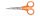 Varróolló, 13 cm, FISKARS Classic, narancssárga (IF9881)