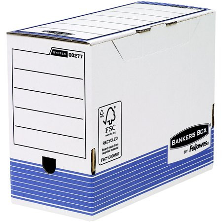 Archiválódoboz, 150 mm, BANKERS BOX® SYSTEM by FELLOWES®, kék (IFW00277)