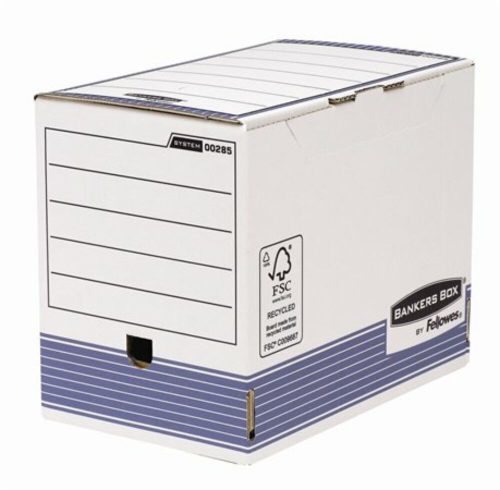 Archiválódoboz, 200 mm, BANKERS BOX® SYSTEM by FELLOWES®, kék (IFW00285)