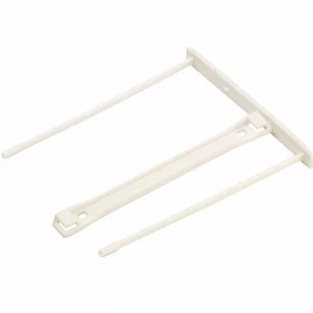Lefűzőklip, műanyag, 100 mm, FELLOWES, Bankers Box® Pro, fehér (IFW00897)