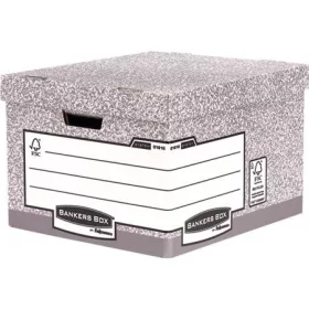  Archiválókonténer, karton, nagy, BANKERS BOX&reg; SYSTEM by FELLOWES&reg; (IFW01810BB)