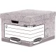 Archiválókonténer, karton, nagy, BANKERS BOX&reg; SYSTEM by FELLOWES&reg; (IFW01810BB)