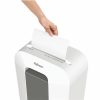 Iratmegsemmisítő, konfetti, 9 lap, FELLOWES Powershred® LX50 fehér (IFW110064)